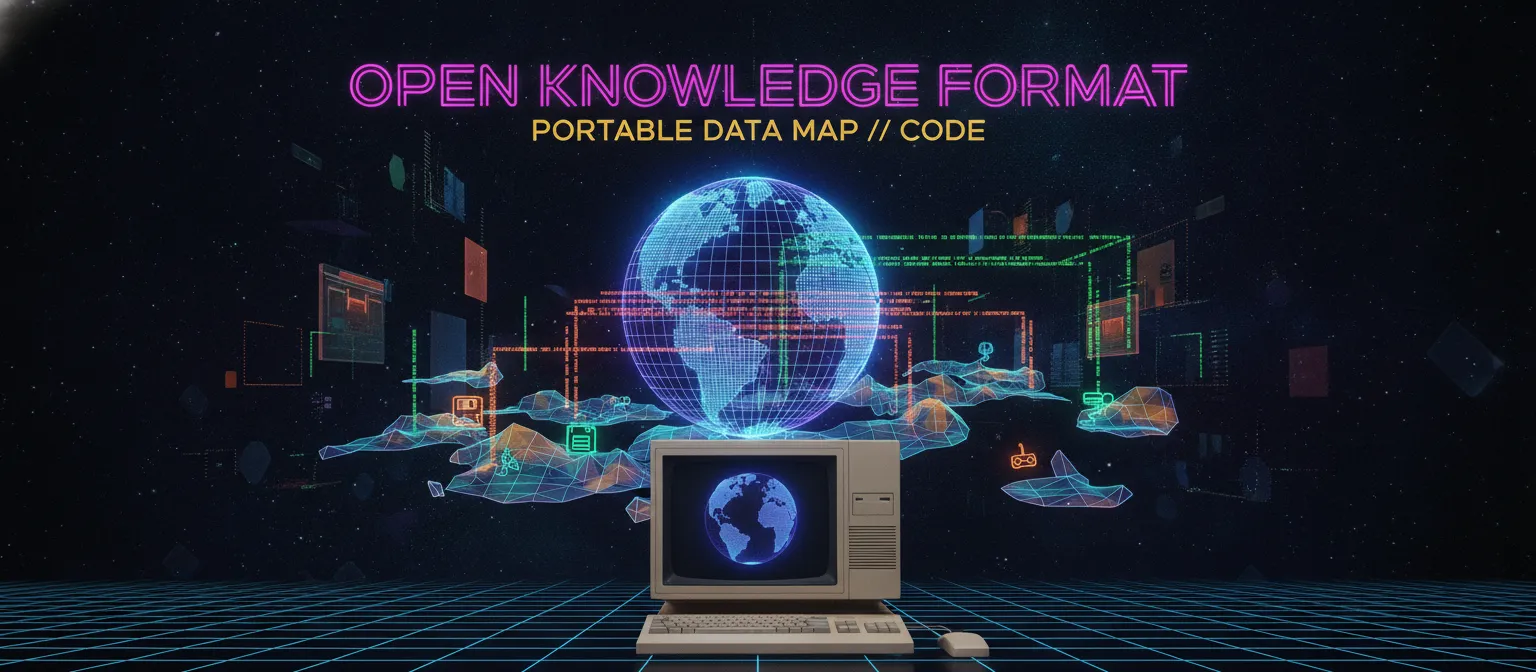 Open Knowledge Format — portable digital map of your data as code cover