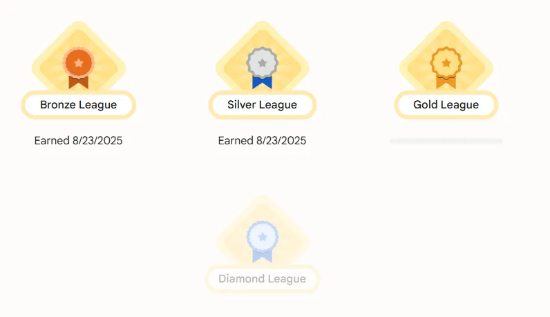 Google Skills learning Leagues